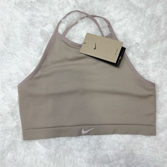 Nike Other - Nike Seamless Ribbed Light Support Non-Padded Indy Sports Bra